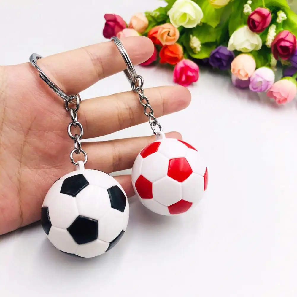 

Durable Football Key Fob Unisex Realistic Gifts Mini Soccer Key Pendant Sports Ornament Football Key Chain Souvenir