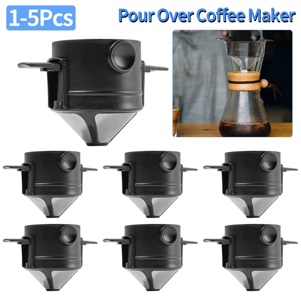 1-5 шт. складной фильтр для кофе