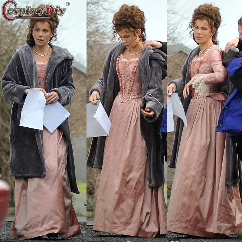 

Cosplaydiy женский костюм Сьюзан Вернон розовый бальный наряд Kate Beckinsale викторианский костюм для прогулок на улице костюм любви и дружбы костюм