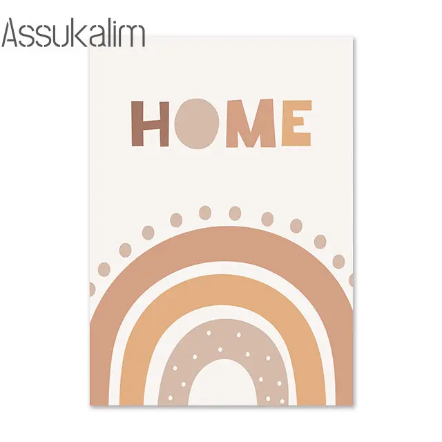 

Радужные плакаты с китами, набор из 1 штуки