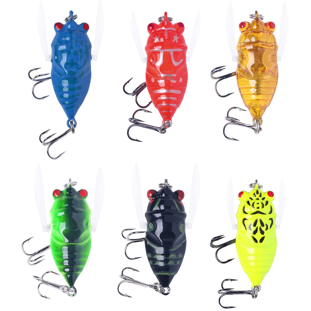 

Приманка для рыбалки Topwater Bionic, приманка-топ, бионическая симуляция, приманка для рыбалки, 4 см, 6 г, портативные искусственные приманки