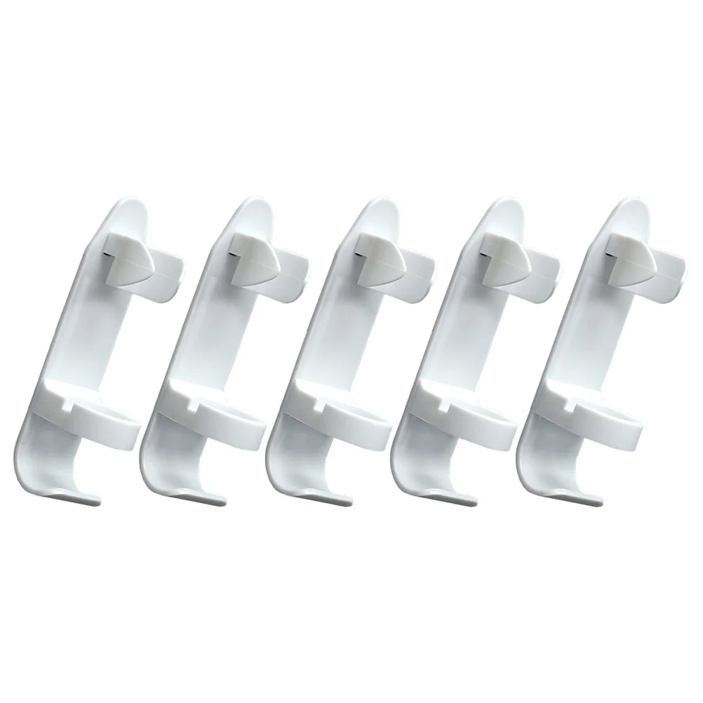

5 pcs Bathroom Adhesive Holders Electronic Rack Organizer Wall Mounted