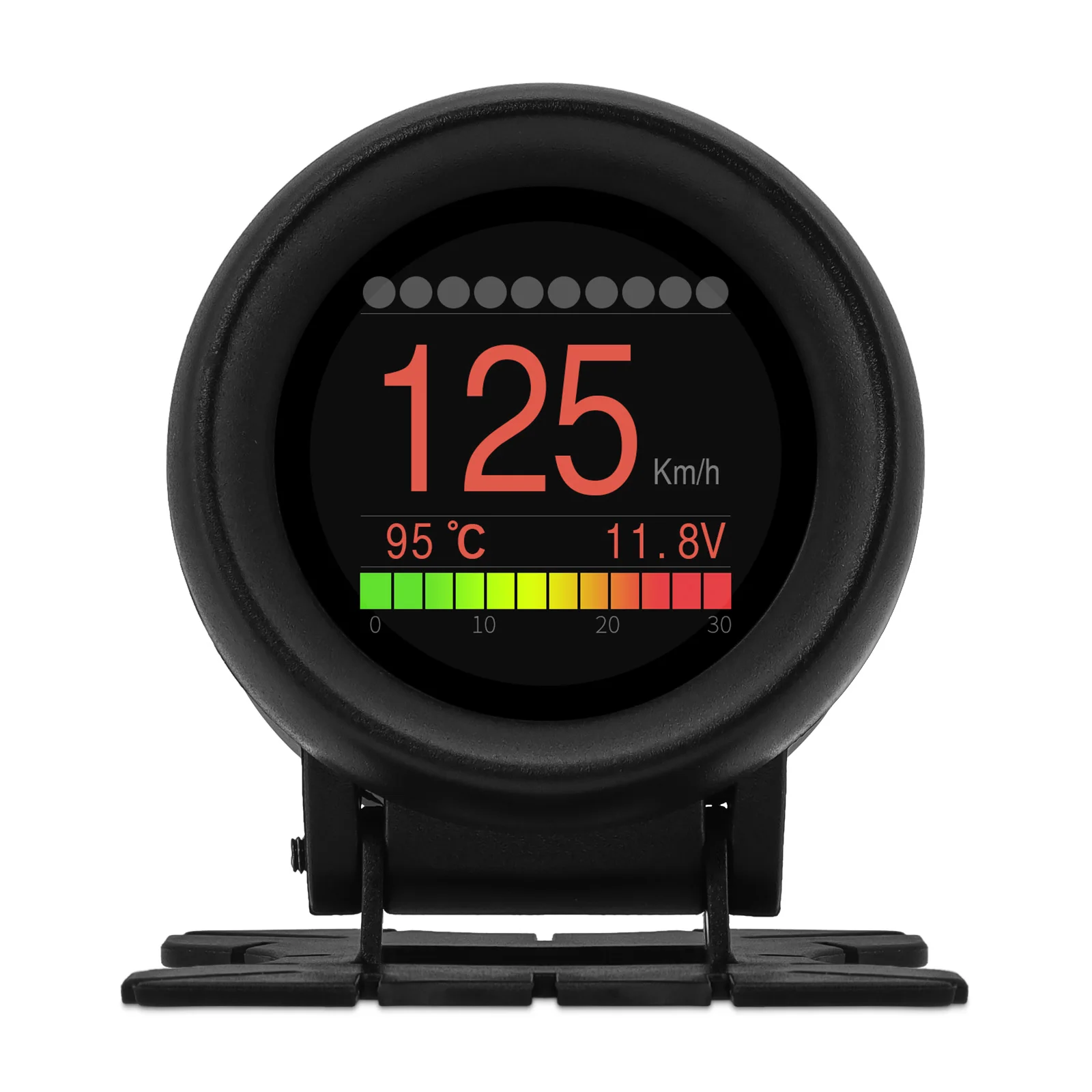 

Автомобильный Умный Цифровой Многофункциональный измеритель сигнализации A205 дисплей скорость расхода топлива Температурный датчик Obd2 датчик четкий код ошибки