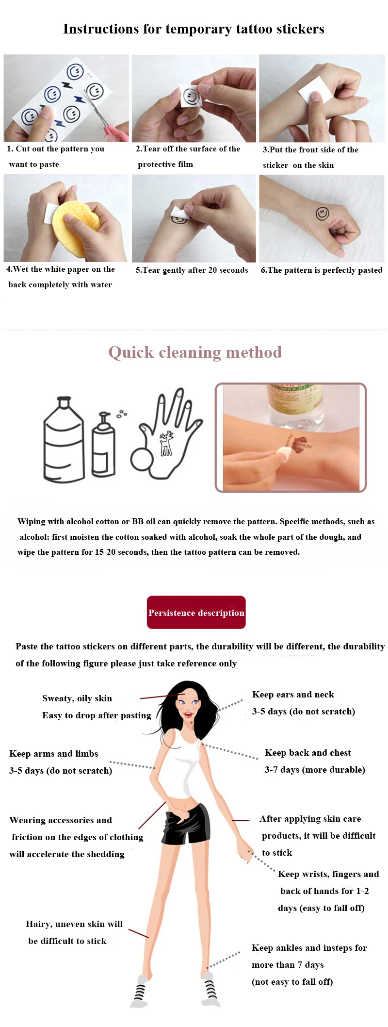 Темное японское аниме водостойкое Токио Гуль девушка тату Цветок на руку