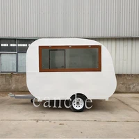 outdoor street food trailer cart china factory mobile coffee cart