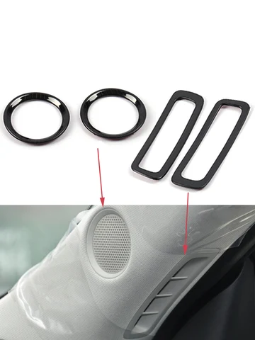 Для Mazda CX5 CX-5 2017 2018 2019 2020 2021 2022, внутренний динамик из нержавеющей стали, звуковое кольцо, декоративная крышка, аксессуары