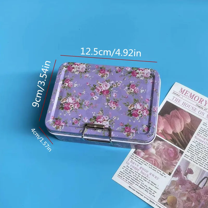 Винтажная модель с крышкой-прочная коробка для печенья и конфет органайзер в