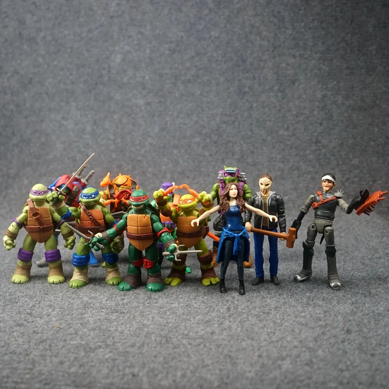 

Playmates Teenages Mutant Ninja Turtles Doll Joints Movable Figurine Table Ornaments Model Toy Collectible Action Figure Gifts