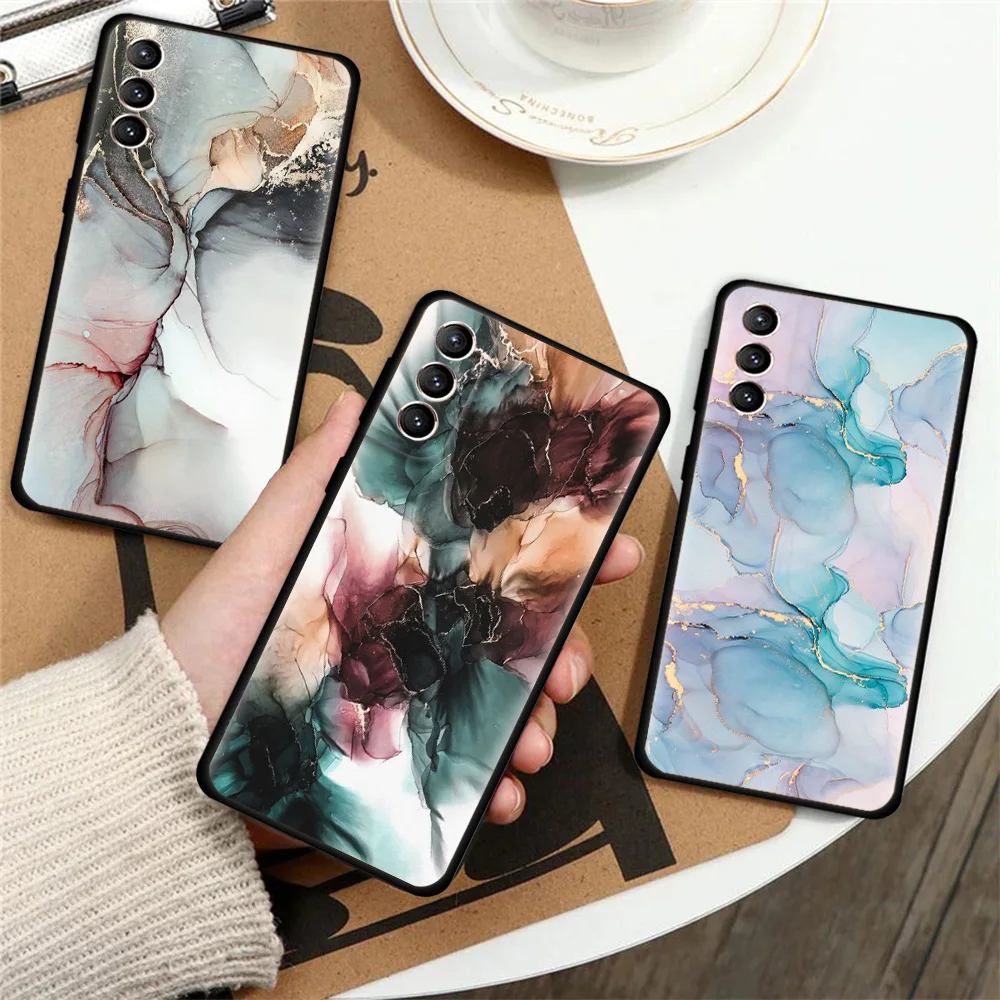 

Marble Arts Case For Samsung Galaxy S22 S23 S20 FE S21 Ultra S10 S9 S8 Plus S10e S7 Edge Fashion Soft Phone Cover