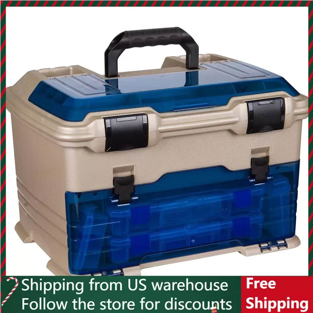 

Ящик для рыболовных снастей T5P Pro, органайзер для рыбалки с Tuff Tainer, инструменты для использования на открытом воздухе