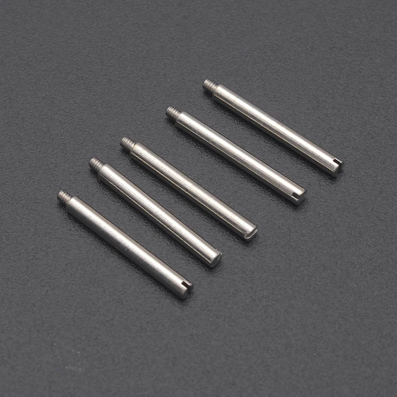 2pcs/Set Watch Band Strap Accessories fit Daytona Submariner Watch Stainless Steel Screw Parts Watch Strap Screw Tube Bar