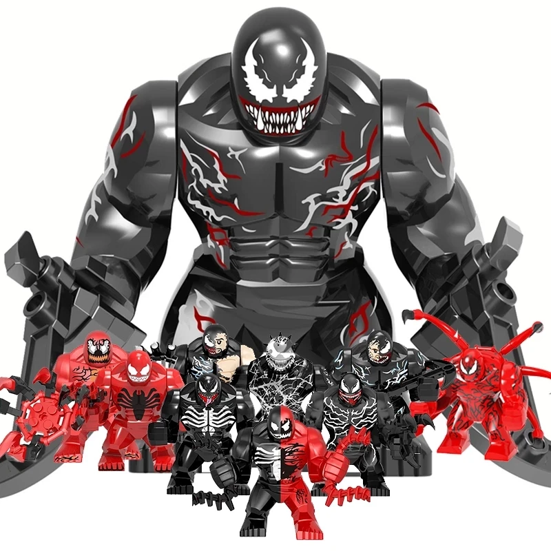 

Фигурка Веном большого размера, модель Таноса, карнидж, анти-Веном, бунт, строительные блоки, Рождественская экшн-фигурка, игрушки для детей