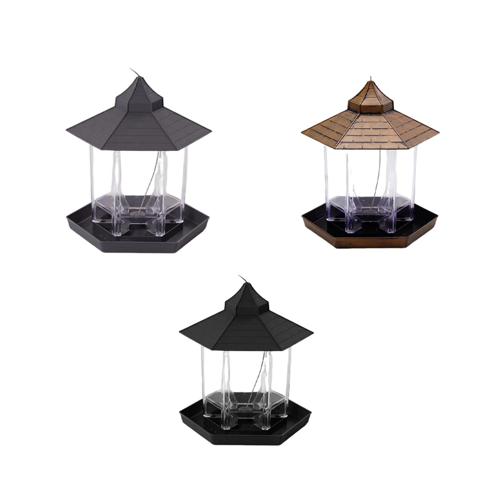 

Кормушка для птиц, прозрачный поднос для кормления, компактный размер, тонкая работа, Бытовые аксессуары для помещений