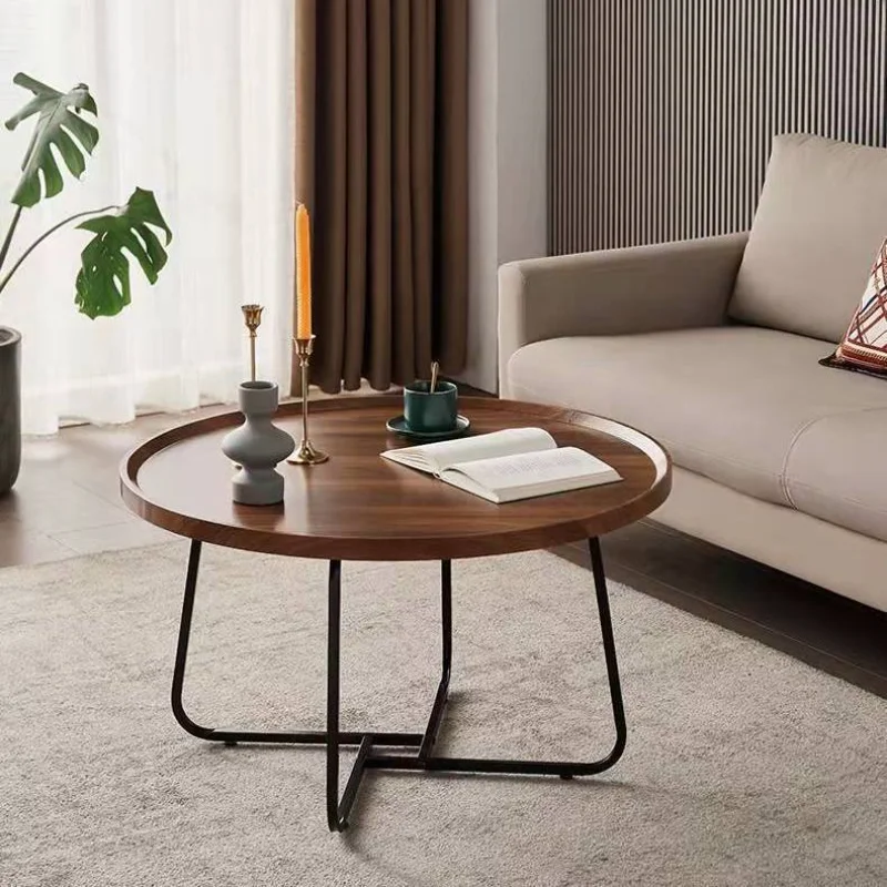 

Small Balcony Coffee Table Portable Entrance Modern Living Room Coffee Table Luxury Mobiles Simple Couchtisch Design Furniture