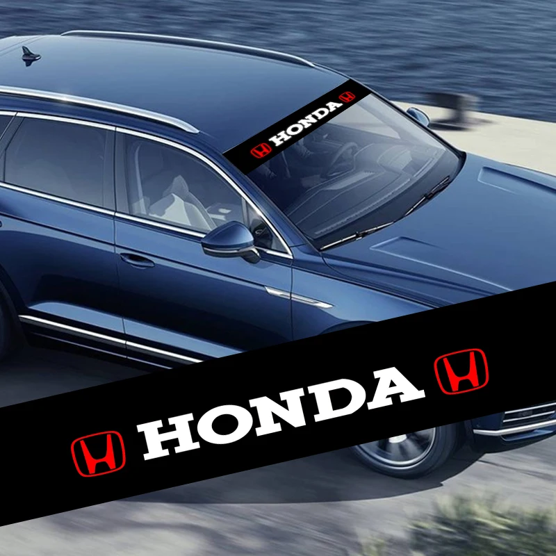 

Car Accessories Front Rear Window Sticker Waterproof Sunshade Windshield Decal For Honda Civic Jazz Dio NC750X CBR650F VFR800