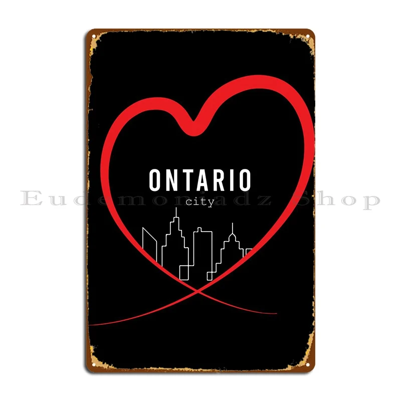 Металлические знаки в стиле Онтарио, для гостиной, кухни, индивидуальный фотопостер на заказ