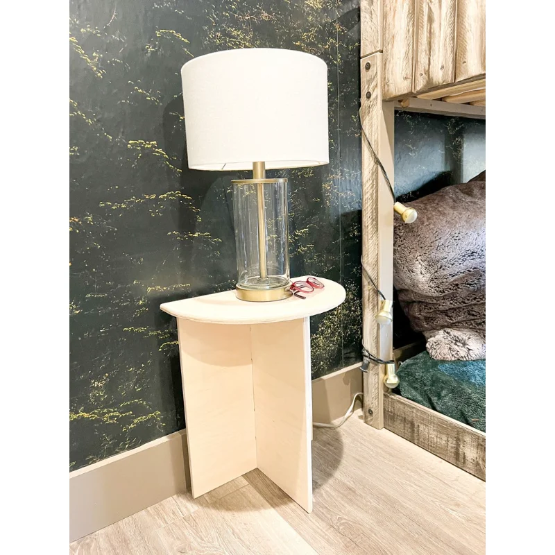 

GRAY- Modern Side Table- Accent Table- Modern Stool- Montessori Nightstand- Small Space Nightstand- Small Space Furniture