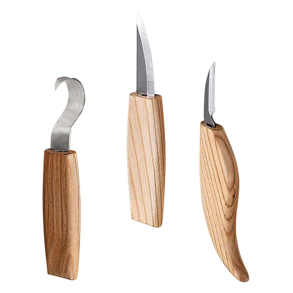 

3pcs Tool Set Portable Hand Carving Chisel for Woodworking Woodworker