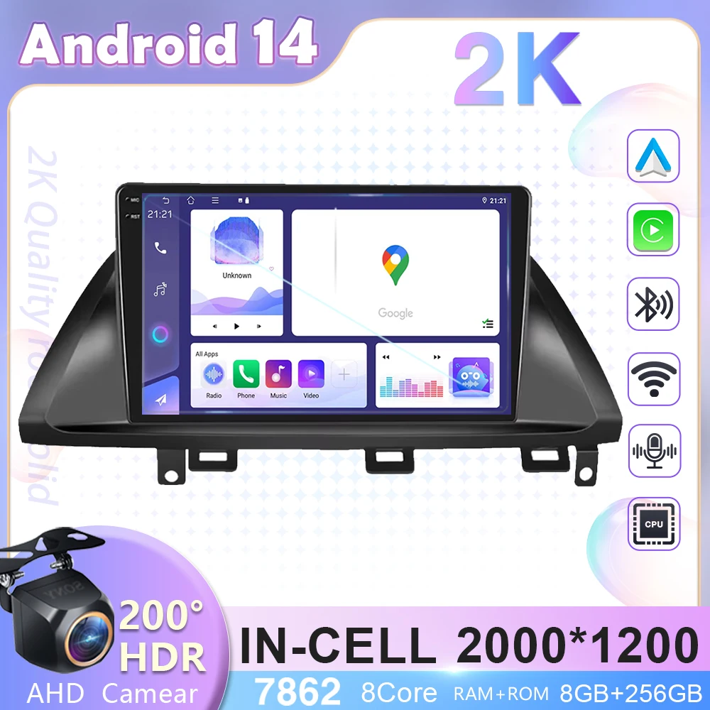 Автомобильный радиоприемник Carplay для Honda Odyssey 2005- 2010 автомобильный стерео