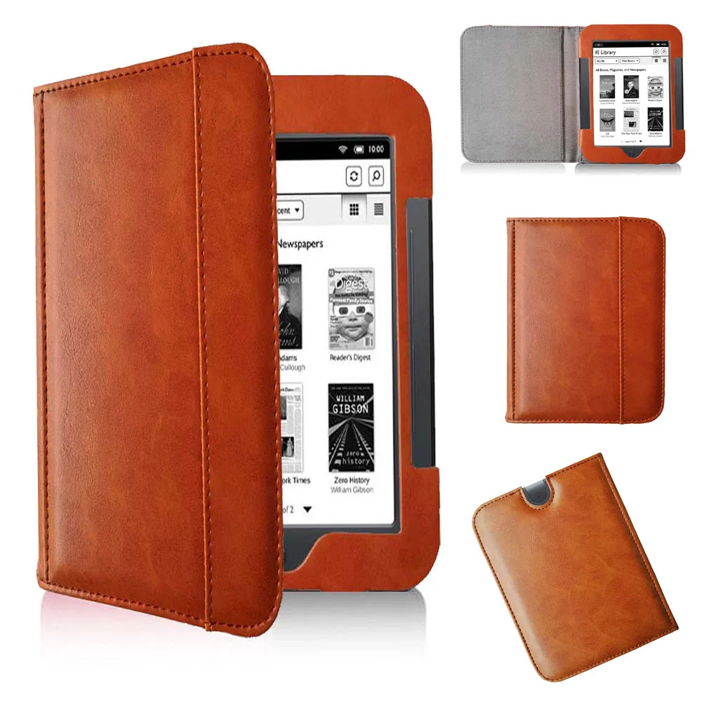 Livro Case Capa para Barnes & Noble Nook Toque Ereader Ebook Folio Flip Case Bolso Bolsa Nook Bolsa Simples Touch Cover Case