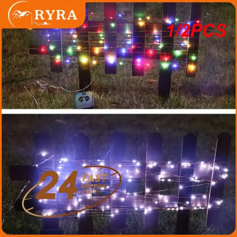 

1/2PCS 32m/22m/12m/7m Solar LED Light Outdoor Festoon Lamp Garden Fairy Light StringWaterproof Christmas Garland Yard Decoration