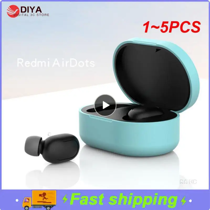

1~5PCS Chargeable Protective Cover Headset Cover For Airdots Silicone Earphone Protective Sleeve Headset