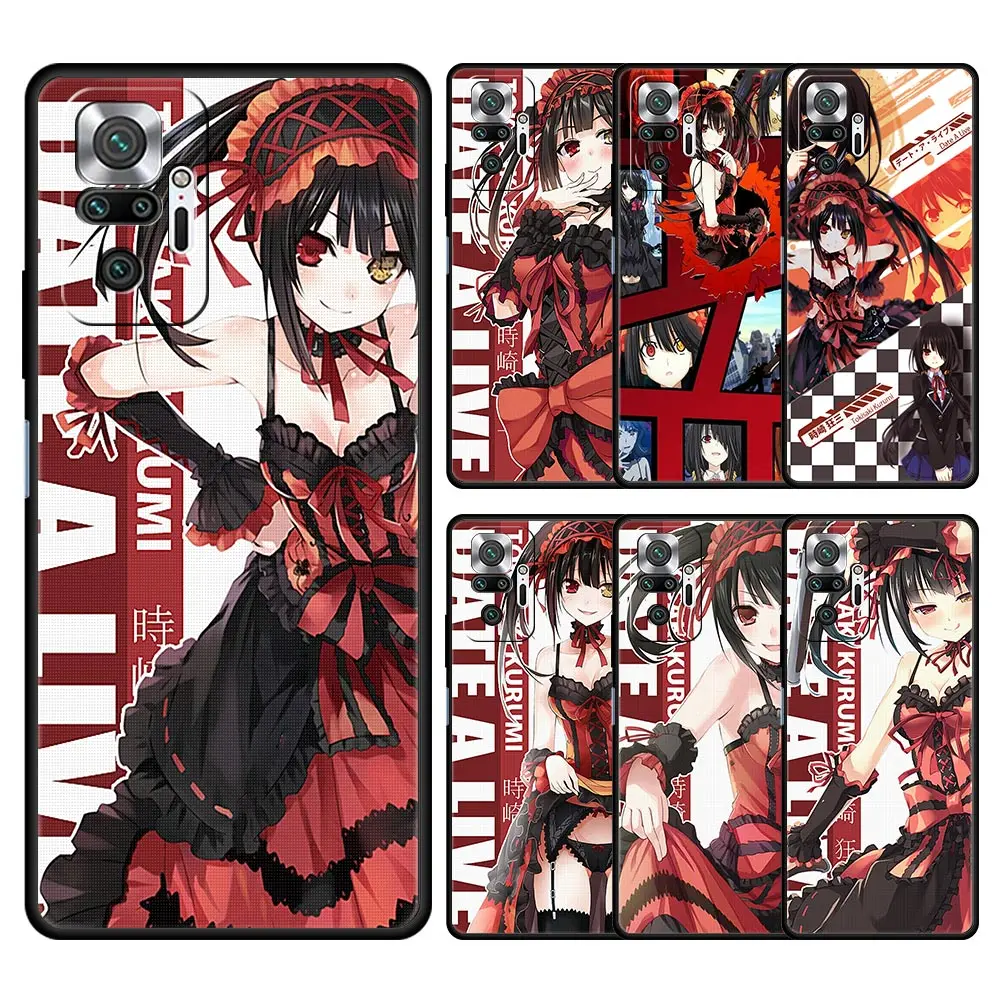 

Date A Live Anime Tokisaki Kurumi Phone Case For Xiaomi Redmi Note 11 10 9 8 Pro 11S 10S 9S 7 8T 9A 8A 9C K40 Gaming 11T Cover