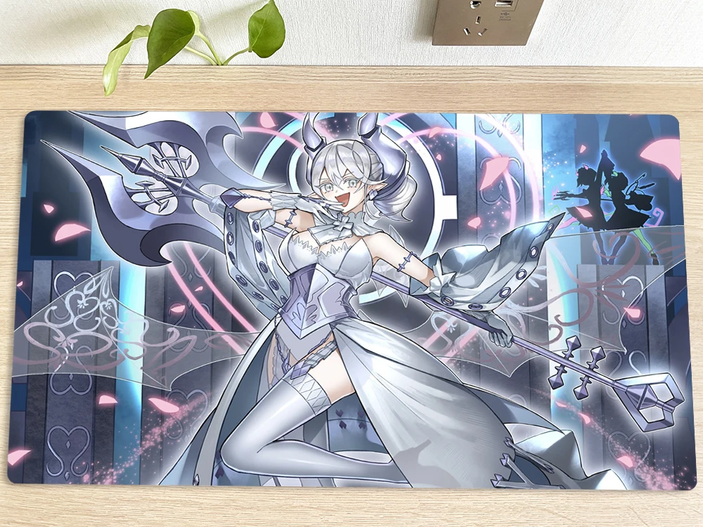 

YuGiOh Girl Playmat Labrynth of the Silver Castle TCG CCG Mat Trading Card Game Mat Table Desk Mouse Pad Gaming Play Mat