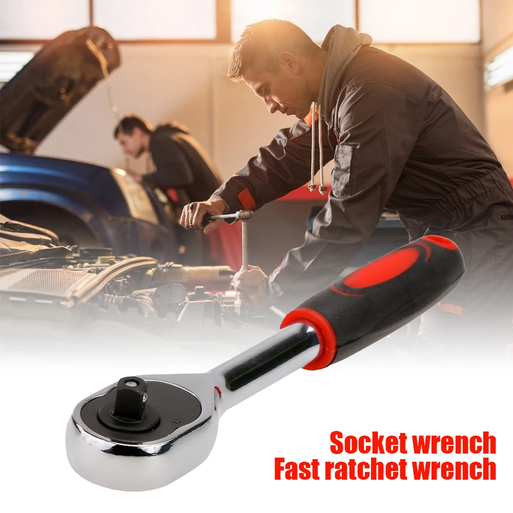 

72 Teeth Quick Release Labor Saving Wrench Kit Axle Fit Bicycle Bike Repair Tool 1/2 3/8 1/4 Torque Ratchet Wrench