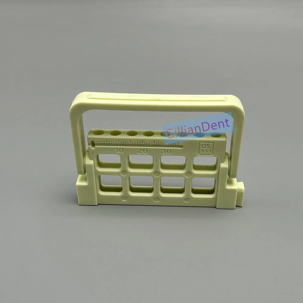 Пластиковый держатель стоматологических эндодонтических файлов с 8 отверстиями