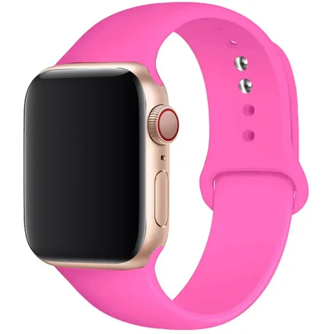 Спортивный ремешок для Apple Watch из силикона