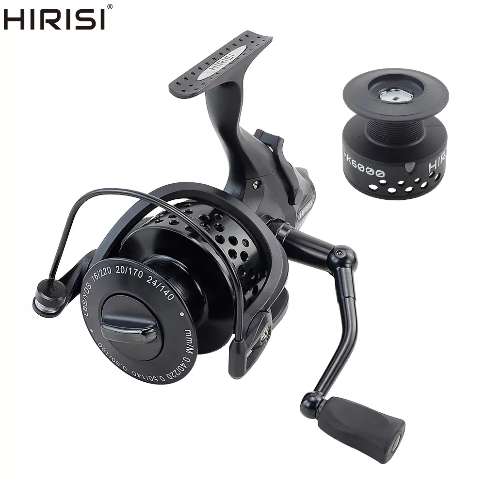 Carp Fishing Reel 7+1 Ball Bearing Spinning Reel Baitrunner Free Spool HK