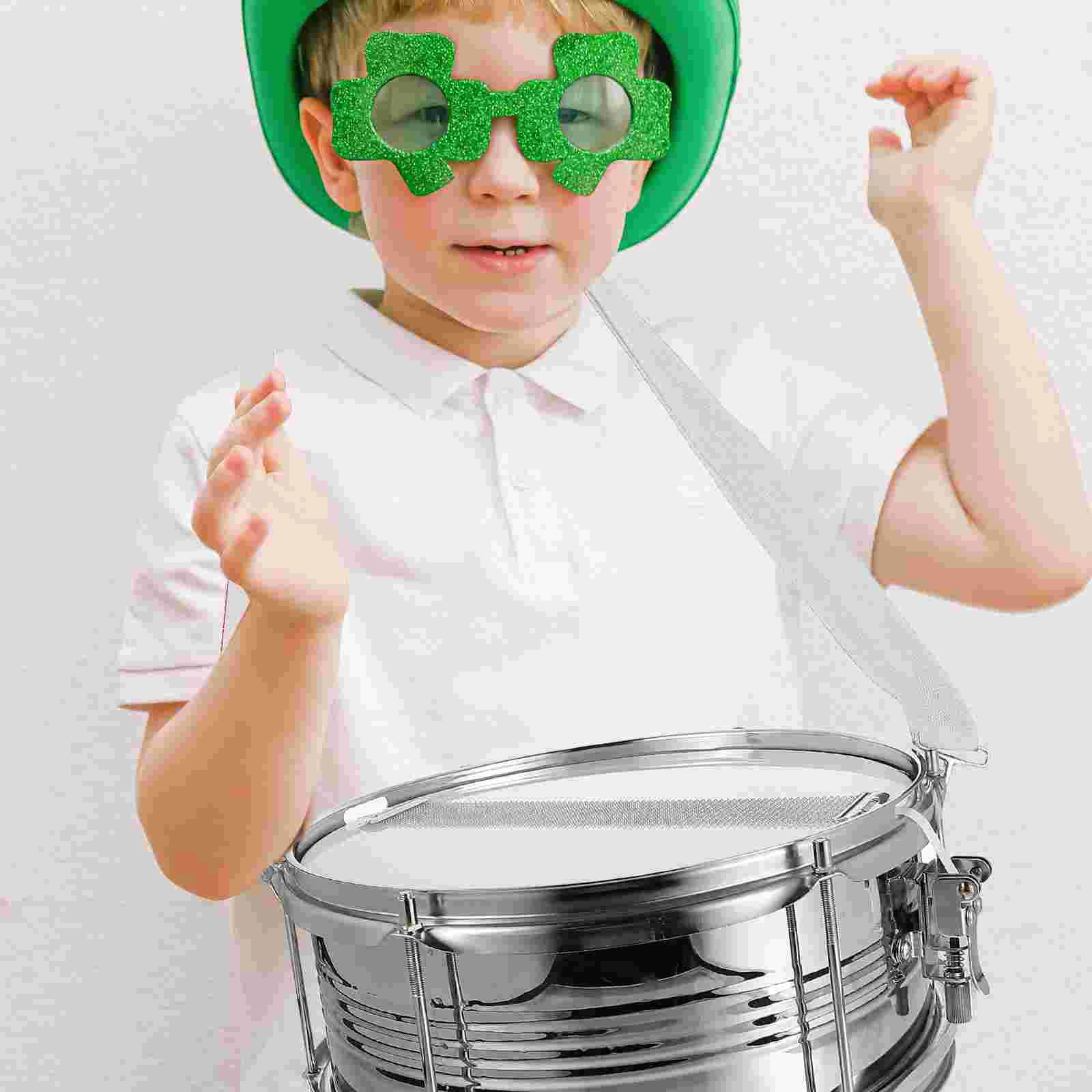 Ремень для барабана Пояс малого Маршевые аксессуары бас-гитары Ремни Белый