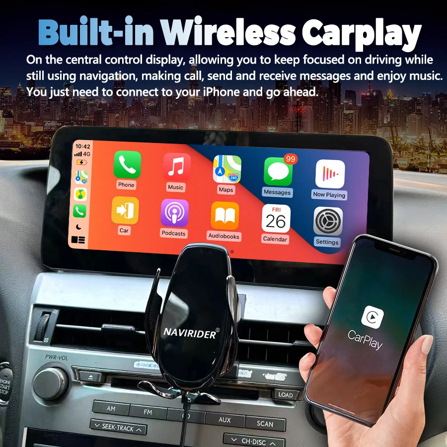 12 3 дюймовый Android 14 экран для Lexus RX 450h RX450H RX270 RX350 2009-2015 стерео DSP GPS CarPlay автомобильный