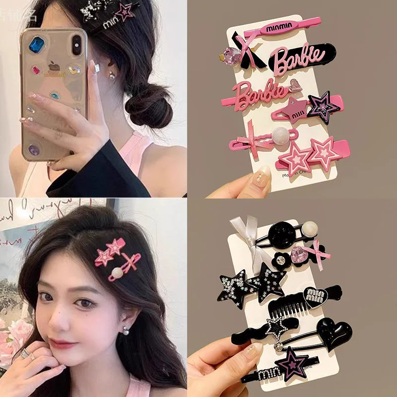 

7 шт., женские шпильки для волос, с бантом