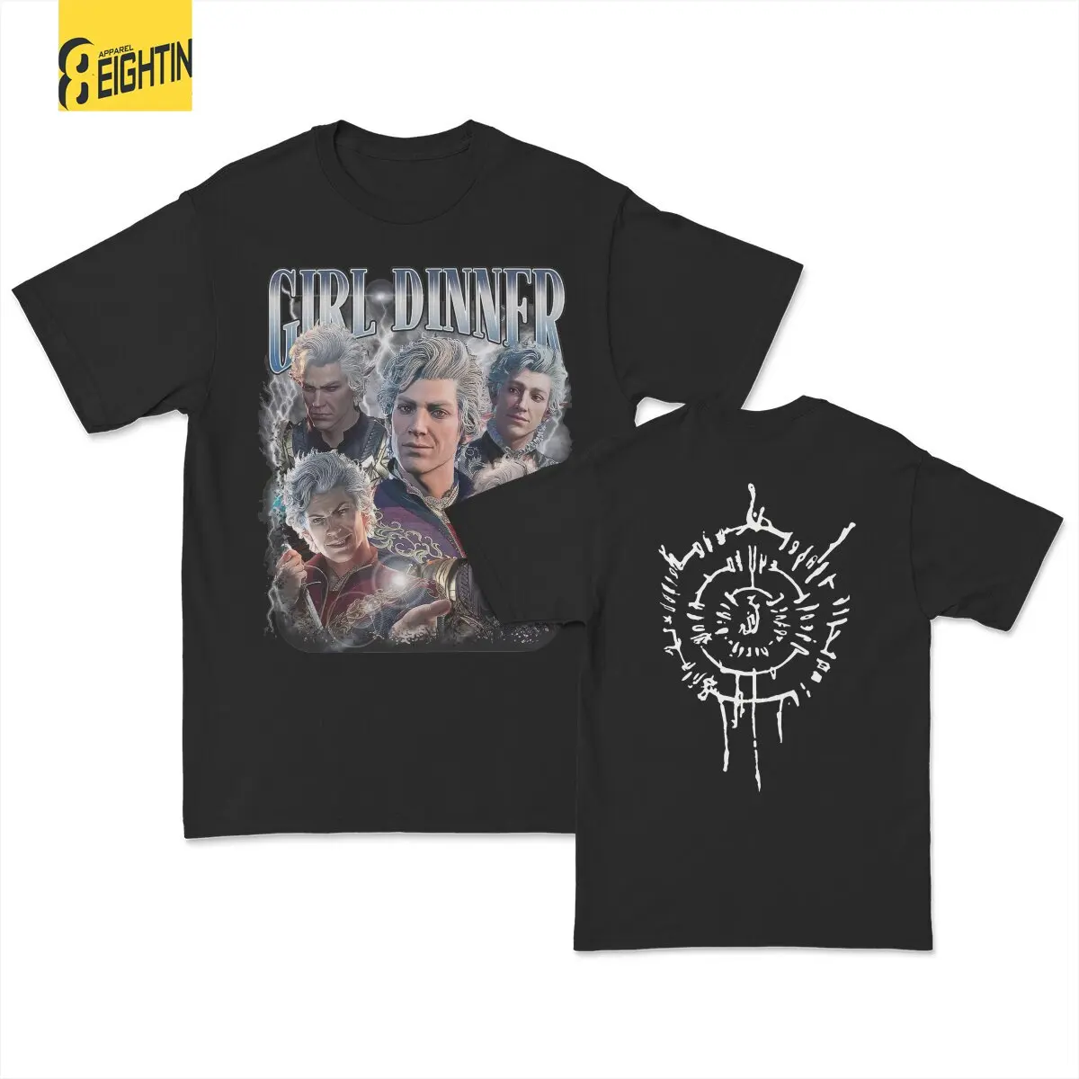 Футболка Мужская/Женская хлопковая с коротким рукавом и круглым вырезом