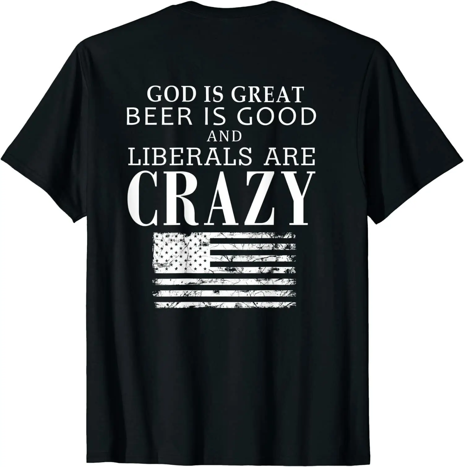 

Футболка мужская с надписью «God Is Great Br Is Good»