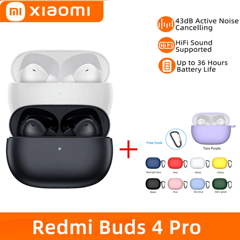 

Bluetooth-наушники Xiaomi Redmi Buds 4 Pro, TWS, шумоподавление, 3 микрофона