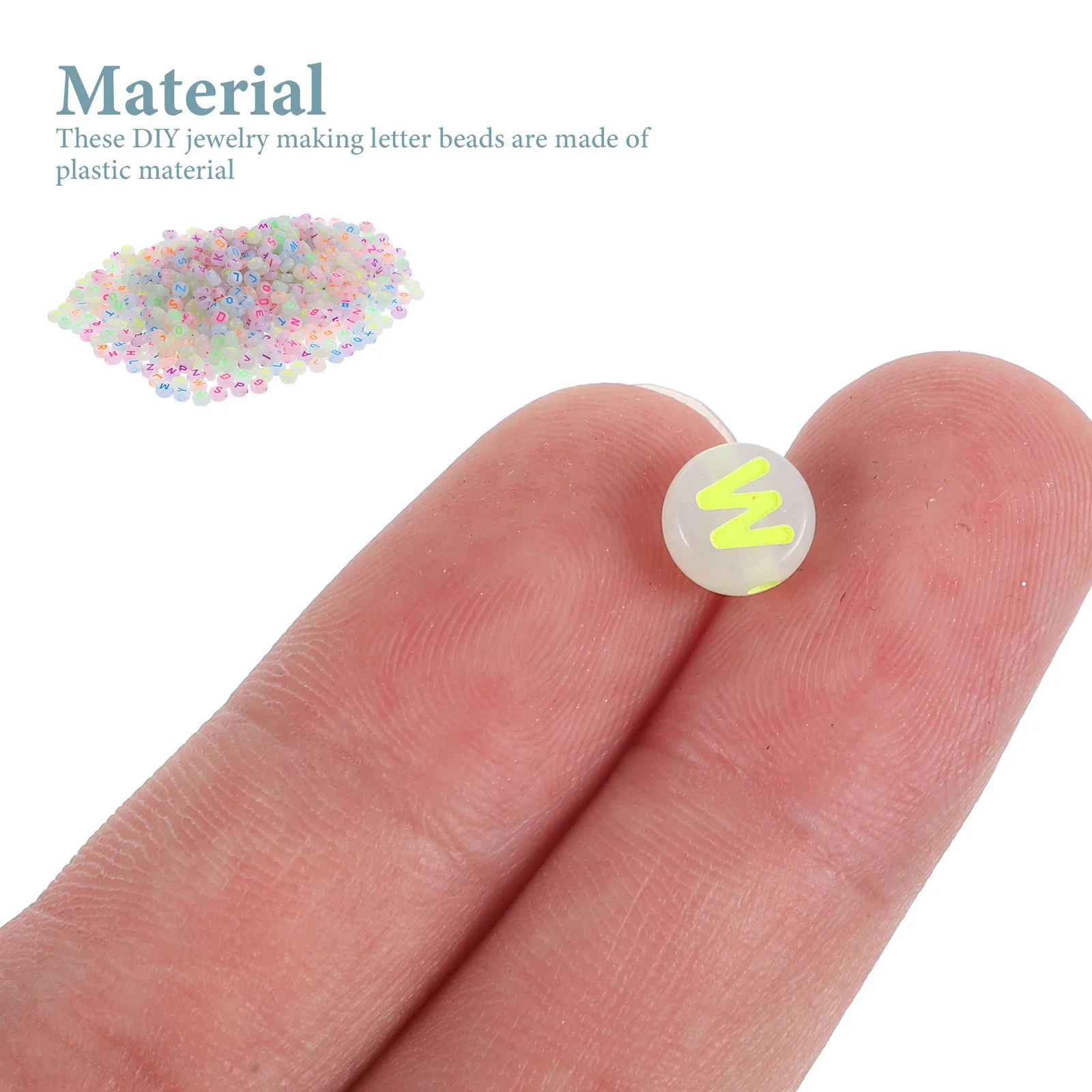 1000 шт. ремесленные бусины с алфавитом портативный браслет принадлежности для
