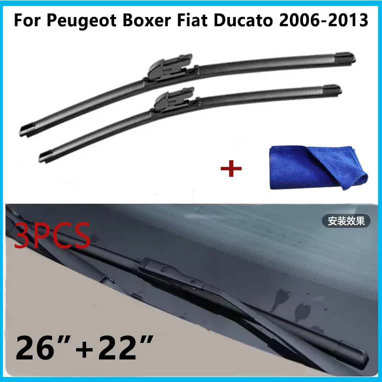 

Щетки стеклоочистителя автомобиля для Peugeot Boxer Fiat Ducato 2006 ~ 2013 дворники переднего стекла автомобильные товары 2007 2008 2009 2010 2011 2012