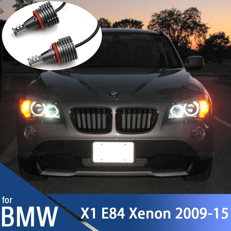 

120W 6000K White H8 LED Angel Eyes Ring Marker Bulbs for BMW X1 E84 Xenon Headlight 2009-2015