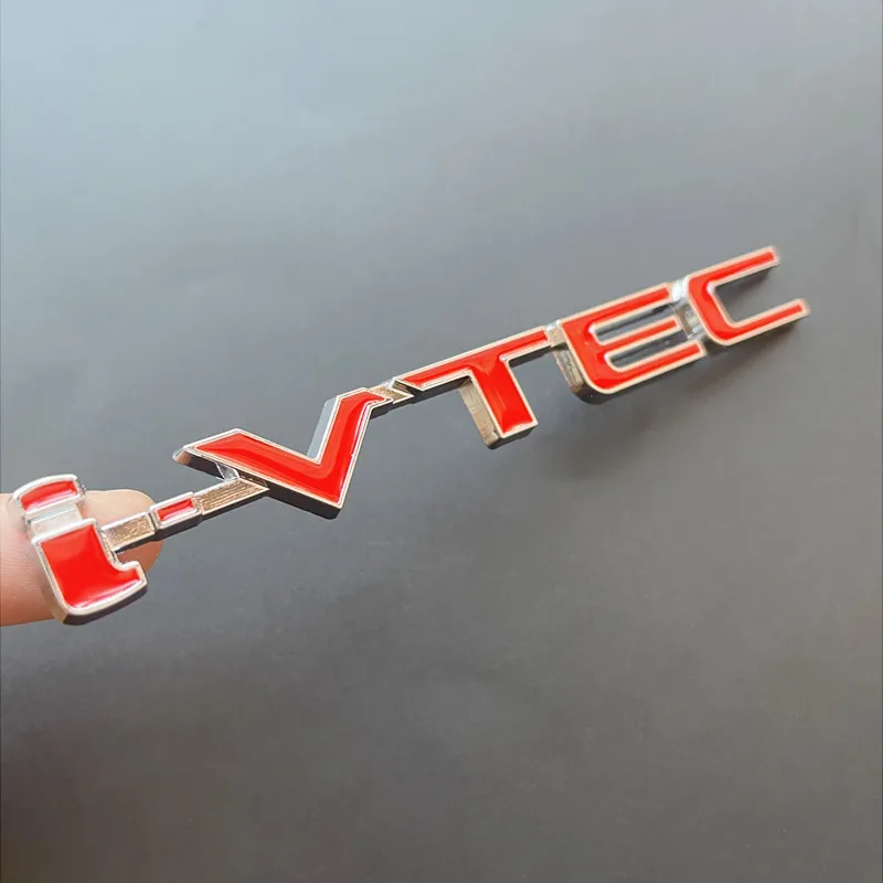 Фото 3D металлические буквы I VTEC для автомобилей Honda City, Civic, Accord, Jazz, CRV, наклейка на багажник, эмблема I VTEC, логотип IVTEC, аксессуары №3