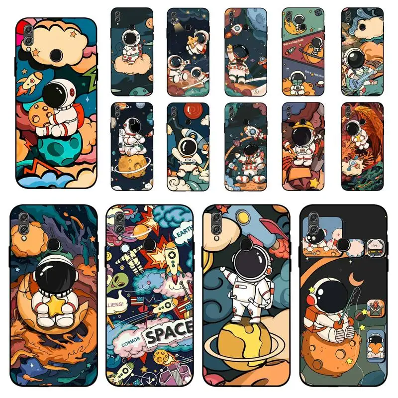 

Cute Star Astronaut Phone Case for Huawei Honor 10 i 8X C 5A 20 9 10 30 lite pro Voew 10 20 V30