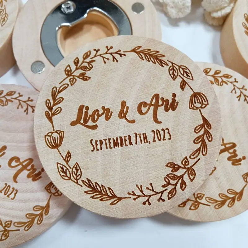 

Customized Bottle Opener, Wedding Gifts for Guests, Beer Opener, Wine Opener, Refrigerator Decor, Bride To Be Decoration Party