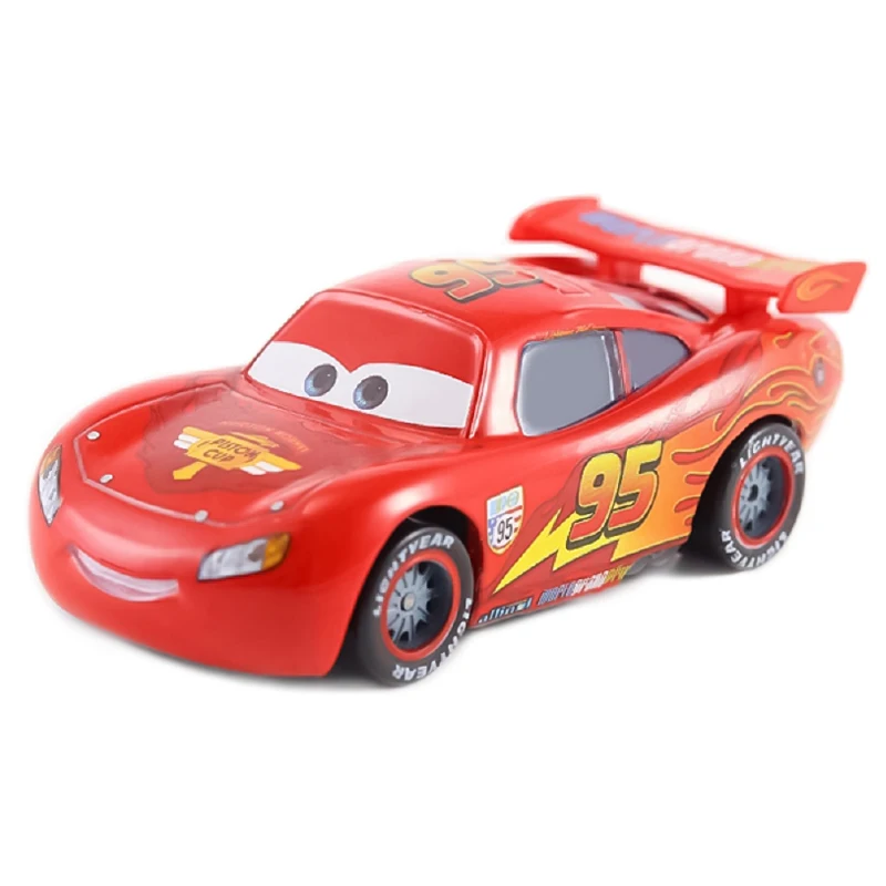 

Disney Pixar Cars 2 3 Action Figure LIGHTVEAR #95 Racing Anime Lightning McQueen 1:55 Die Cast Alloy Vehicle Children Toys Gifts