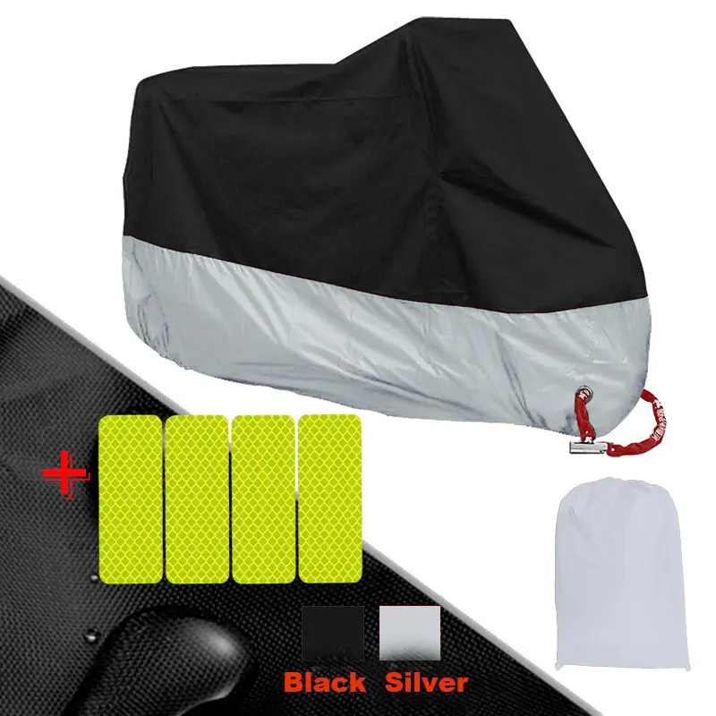 

Чехлы для мотоцикла, водонепроницаемый плащ с УФ-защитой для мотоцикла, мотоцикла, скутера для Triumph Buell Aprilia sr 50 rs 125 Benelli trk 502 Moto 125