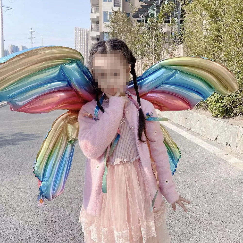 

Party Decoration Supplies Balloon Butterfly Wing Balloon Aluminum Foil Balloon Children's Toy Birthday Decoration