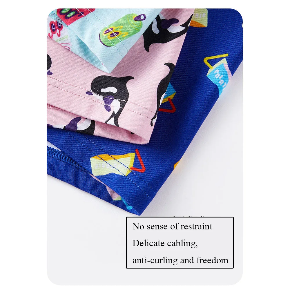 1 PCS Boys Boxers Mans Trend Printing Men's Underwear Males Modal Cotton Personality Boxer Teen Boys Boxer Shorts Head Summer