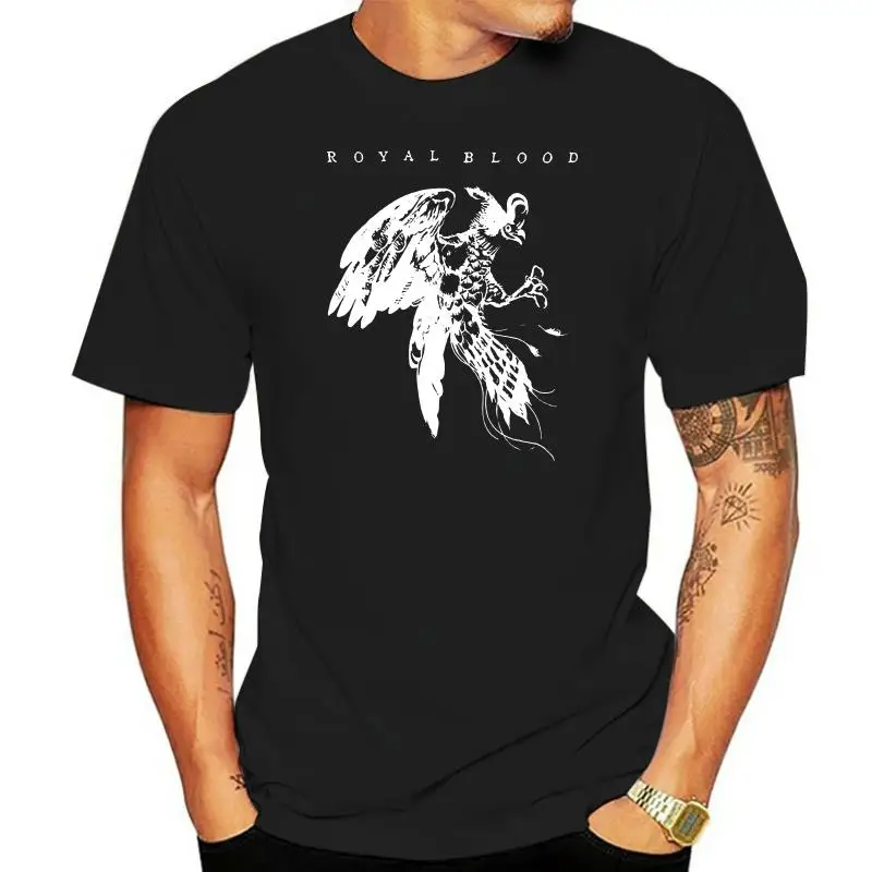 Крутые футболки с круглым вырезом и коротким рукавом Royal Blood Bird Мужские