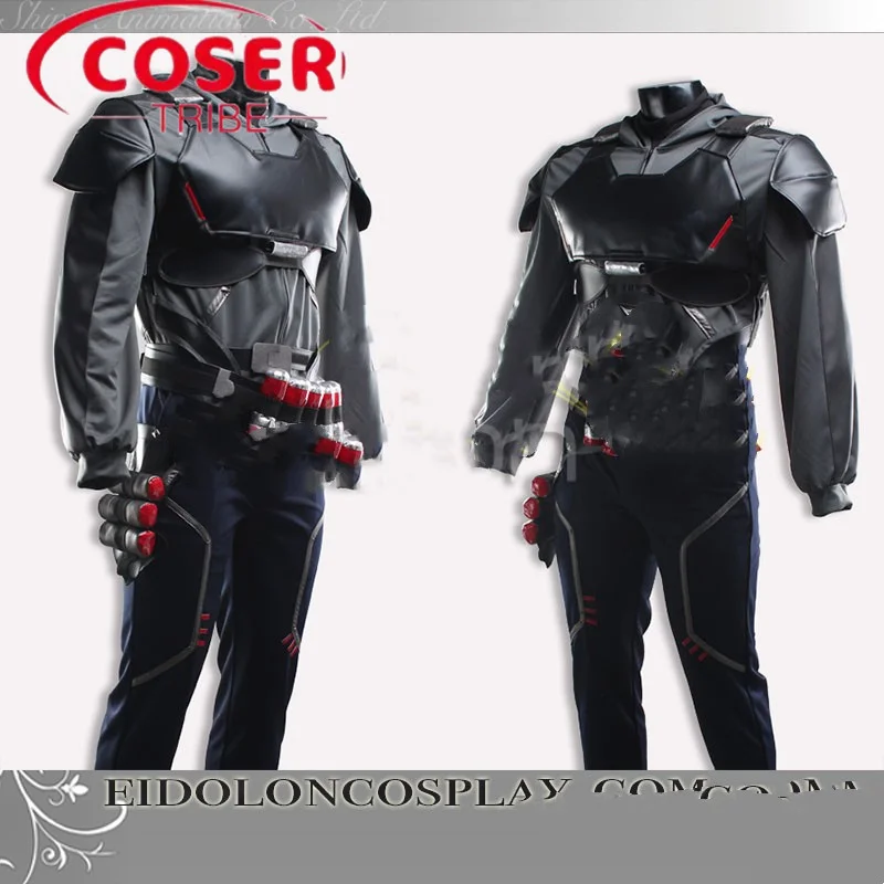 

COSER TRIBE Аниме игра Overwatch Reaper Хэллоуин Карнавал фотокостюм полный набор